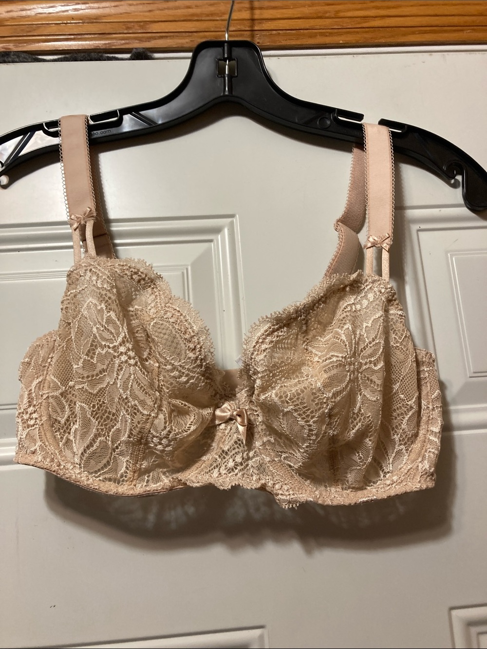 Simone Perele Lace Underwire Bra in Tan - Elegant Support 32E